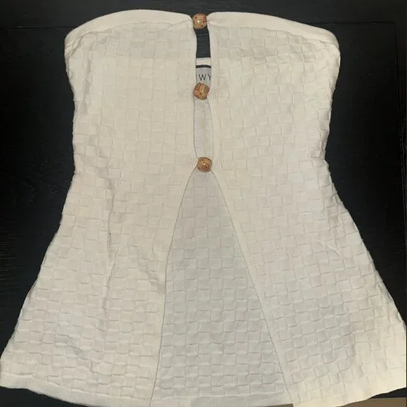 Runaway the Label Taya Top White in Size Small - Picture 4 of 4